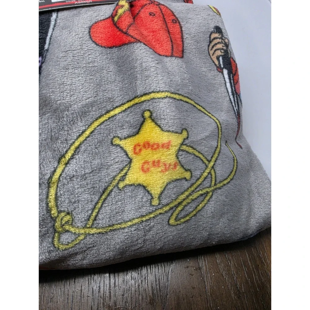NEW Chucky Good Guy Halloween Plush Throw Blanket